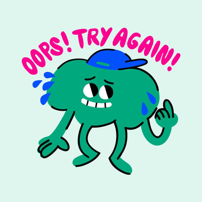 Sticker - Try Again - LaureenChung